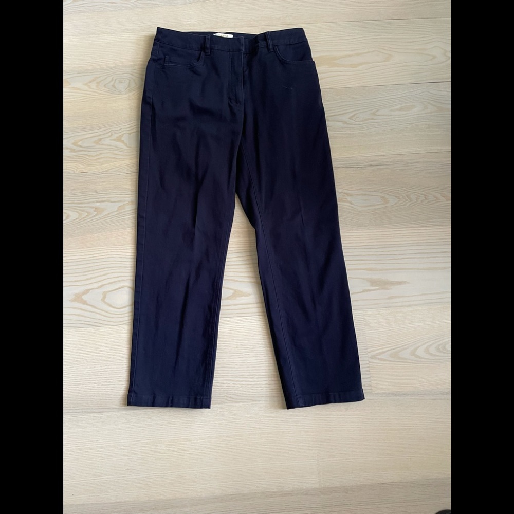 Peck and Peck Navy Pants 6 (but fits like a 4)EUC - Picture 2 of 14